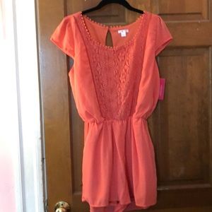 Coral romper